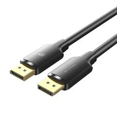 Cable - Display Port v1.2 DP M / M Black 4K 1M - HAKBF Cable - Display Port v1.2 DP M / M Black 4K 1M - HAKBF