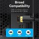 Cable - Display Port v1.2 DP M / M Black 4K 1M - HAKBF Cable - Display Port v1.2 DP M / M Black 4K 1M - HAKBF