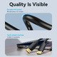 Кабел Cable - Display Port v1.2 DP M / M Black 4K 1.5M - HAKBG Кабел Cable - Display Port v1.2 DP M / M Black 4K 1.5M - HAKBG