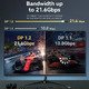 Cable - Display Port v1.2 DP M / M Black 4K 2.0M - HAKBH Cable - Display Port v1.2 DP M / M Black 4K 2.0M - HAKBH