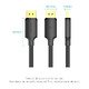 Кабел Cable - Display Port v1.2 DP M / M Black 4K 3.0M - HAKBI Кабел Cable - Display Port v1.2 DP M / M Black 4K 3.0M - HAKBI