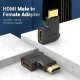 Адаптер Adapter HDMI Vertical Flat 90 Degree M/F - AIPB0