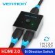HDMI 2.0 Switcher/Splitter 2-Port Bi-Direction - Grey Aluminium - AFLH0