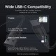USB 2.0 AM / USB-C M 0.25m - TRQBAC USB 2.0 AM / USB-C M 0.25m - TRQBAC