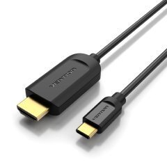 Cable Type-C to HDMI - 2.0m 4K Black - CGUBH Cable Type-C to HDMI - 2.0m 4K Black - CGUBH