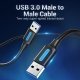 Кабел USB 3.0 AM / AM - 1.5M Black - CONBG