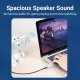 USB Sound card - Headphones, Mic, Silver - VAB-S13 USB Sound card - Headphones, Mic, Silver - VAB-S13