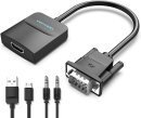 Vention Adapter VGA to HDMI with sound - Active converter with AUX-in and Micro USB power - ACNBB
