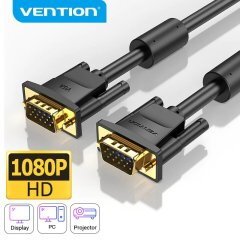 Cable VGA HD15 M / M 1.0m Gold Plated, 2 Ferrites - DAEBF Cable VGA HD15 M / M 1.0m Gold Plated, 2 Ferrites - DAEBF