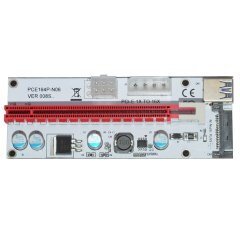 Екстендер Mining Riser/Extender PCI Express 1x to 16x v.8 - 270uf - MAKKI-SR138-270 Екстендер Mining Riser/Extender PCI Express 1x to 16x v.8 - 270uf - MAKKI-SR138-270