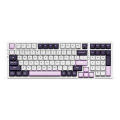 Wireless Gaming Mechanical Keyboard - V98 PRO V2 Black Currant - Kailh Vaporwave Switches, RGB Wireless Gaming Mechanical Keyboard - V98 PRO V2 Black Currant - Kailh Vaporwave Switches, RGB