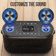 Блутут парти колона Bluetooth Party Speaker - H10 - 120W, 2 x Wireless Microphones, Karaoke Блутут парти колона Bluetooth Party Speaker - H10 - 120W, 2 x Wireless Microphones, Karaoke