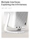 Portable Smart Projector - T2 Ultra - White, 500 ANSI, Android TV 11 OS Portable Smart Projector - T2 Ultra - White, 500 ANSI, Android TV 11 OS