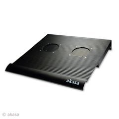 Notebook cooler 15“ black aluminium alloy Notebook cooler 15“ black aluminium alloy