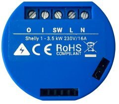 Безжично реле Smart Wi-Fi Relay - Shelly 1 - 1 channel, 16A Безжично реле Smart Wi-Fi Relay - Shelly 1 - 1 channel, 16A