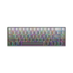 Gaming Mechanical Keyboard NUNCHAKU - Red Switches (English US), Grey Gaming Mechanical Keyboard NUNCHAKU - Red Switches (English US), Grey