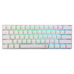 геймърска механична клавиатура Gaming Mechanical Keyboard SHINOBI 2 - YUSYA 5P Blue Switches (English US), White геймърска механична клавиатура Gaming Mechanical Keyboard SHINOBI 2 - YUSYA 5P Blue Switches (English US), White