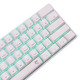 Gaming Mechanical Keyboard SHINOBI 2 - YUSYA 5P Red Switches (English US), White Gaming Mechanical Keyboard SHINOBI 2 - YUSYA 5P Red Switches (English US), White