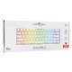 Gaming Mechanical Keyboard SHINOBI 2 - YUSYA 5P Red Switches (English US), White Gaming Mechanical Keyboard SHINOBI 2 - YUSYA 5P Red Switches (English US), White