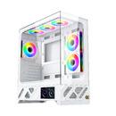 Xigmatek кутия Case E-ATX - Alphard Pro Arctic - 6 inch LCD Display, 6 ARGB Fans Xigmatek кутия Case E-ATX - Alphard Pro Arctic - 6 inch LCD Display, 6 ARGB Fans