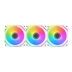 Fan Pack 3-in-1 3x120mm - Starlink Ultra Arctic - Infinity Mirror, A-RGB Fan Pack 3-in-1 3x120mm - Starlink Ultra Arctic - Infinity Mirror, A-RGB