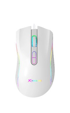 Gaming Mouse GM-314 White - 7200dpi, RGB Gaming Mouse GM-314 White - 7200dpi, RGB