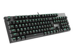 механична геймърска клавиатура Mechanical Keyboard aluminium THOR 300 GREEN 104 keys - NKG-0947 механична геймърска клавиатура Mechanical Keyboard aluminium THOR 300 GREEN 104 keys - NKG-0947