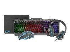 Геймърски комплект Gaming COMBO THUNDERJET 4-in-1 Keyboard, Mouse, Headset, Mousepad - NFU-1217 Геймърски комплект Gaming COMBO THUNDERJET 4-in-1 Keyboard, Mouse, Headset, Mousepad - NFU-1217