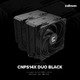 CPU Cooler CNPS14X DUO Black - Dual-Tower - LGA1851/AM5 CPU Cooler CNPS14X DUO Black - Dual-Tower - LGA1851/AM5