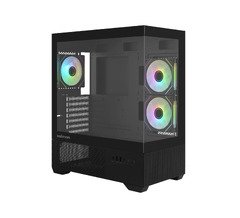 Case ATX - Chronix BLACK - 3 x 120 mm A-RGB, USB-C, Tempered Glass Case ATX - Chronix BLACK - 3 x 120 mm A-RGB, USB-C, Tempered Glass