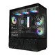 Case ATX - Chronix BLACK - 3 x 120 mm A-RGB, USB-C, Tempered Glass Case ATX - Chronix BLACK - 3 x 120 mm A-RGB, USB-C, Tempered Glass