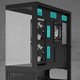Case ATX - Chronix BLACK - 3 x 120 mm A-RGB, USB-C, Tempered Glass Case ATX - Chronix BLACK - 3 x 120 mm A-RGB, USB-C, Tempered Glass
