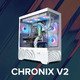 кутия Case ATX - Chronix WHITE V2 - 3 x 120 mm A-RGB, USB-C, Tempered Glass кутия Case ATX - Chronix WHITE V2 - 3 x 120 mm A-RGB, USB-C, Tempered Glass