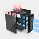 кутия Case ATX - i3 NEO ARGB Black - Mesh, aRGB, Tempered Glass кутия Case ATX - i3 NEO ARGB Black - Mesh, aRGB, Tempered Glass