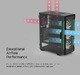 Case ATX - I3 NEO TG Black - aRGB, Tempered Glass Case ATX - I3 NEO TG Black - aRGB, Tempered Glass