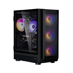 Case EATX - I6 Black - RGB, Tempered Glass,  3 fans included Case EATX - I6 Black - RGB, Tempered Glass,  3 fans included