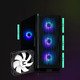 Case mATX - M4 Black - Addressable RGB, Tempered Glass, 4 fans included Case mATX - M4 Black - Addressable RGB, Tempered Glass, 4 fans included