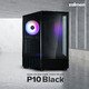 кутия Case mATX - P10 Black кутия Case mATX - P10 Black