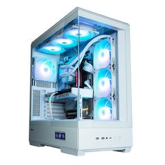 Case ATX - P50 DS White - Digital Display, Addressable RGB Case ATX - P50 DS White - Digital Display, Addressable RGB