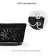 Notebook Cooler 17" Black ZM-NS3000 Notebook Cooler 17" Black ZM-NS3000